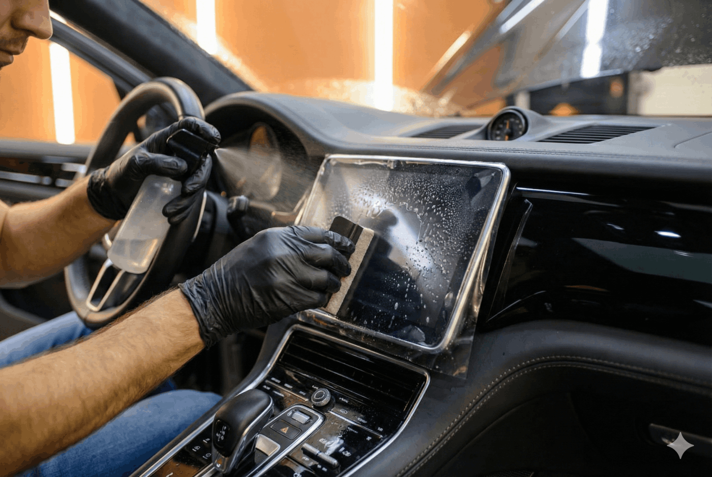 ochranna folie na displej automobilu a dalsi casti interieru